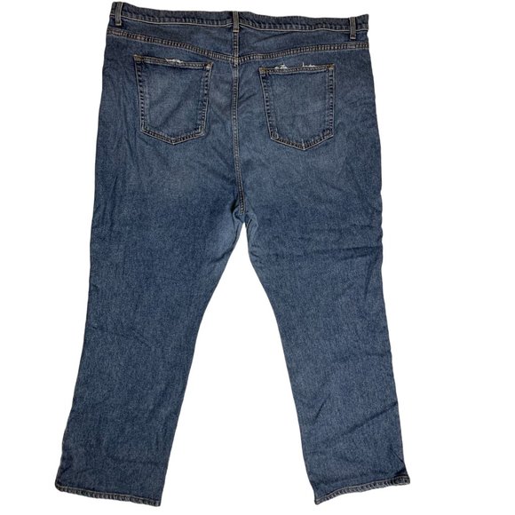 Reformation Liza High Straight Jeans Tag 24 Blue High-Rise W45xL40 Denim - Picture 9 of 12